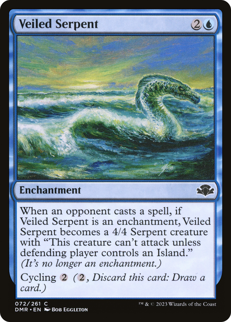 Image of Veiled Serpent (DMR-072) - Dominaria Remastered Foil