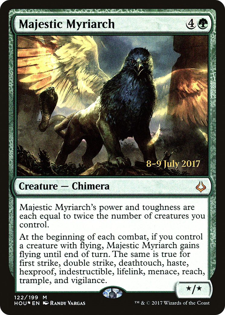 Image of Majestic Myriarch (PRE-122) - Hour of Devastation Promos Foil