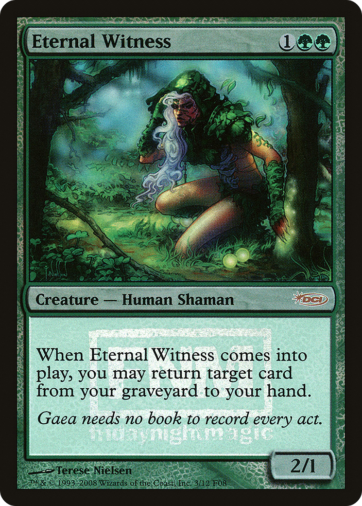 Image of Eternal Witness (FNM-003) - Friday Night Magic 2008 Foil