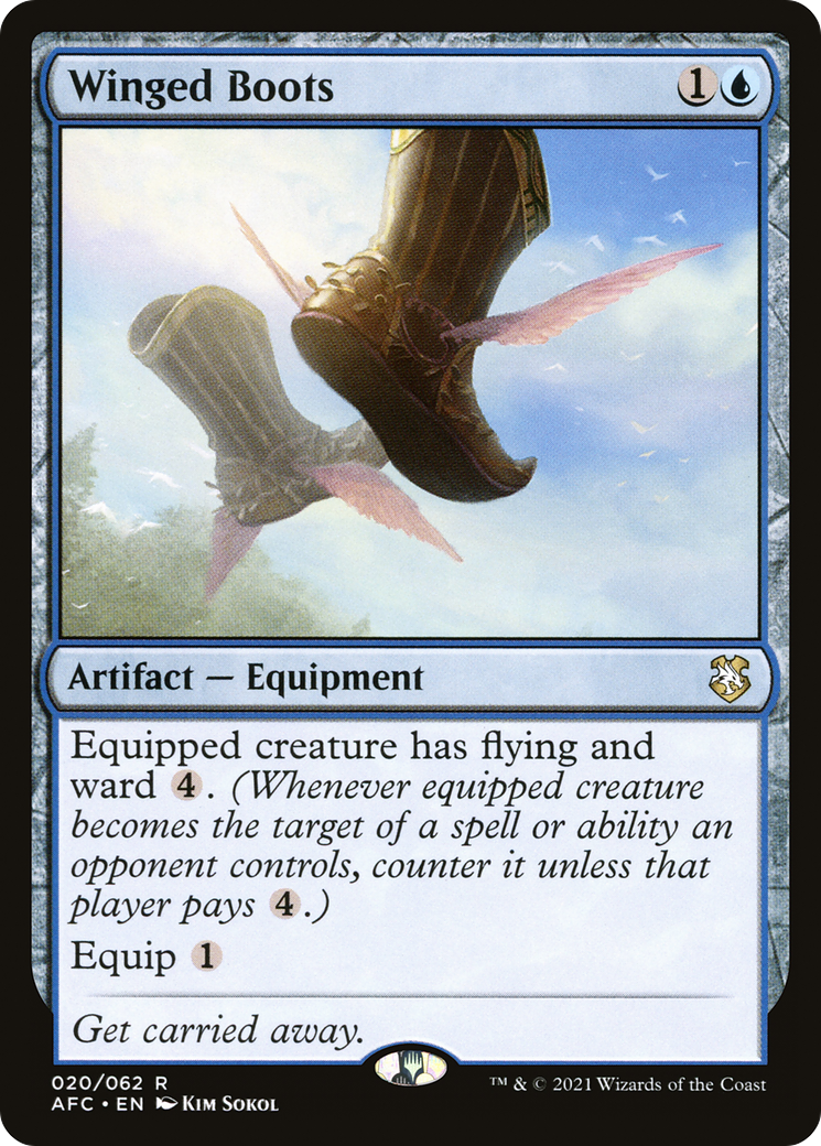 Image of Winged Boots (AFC-020) - Forgotten Realms Commander