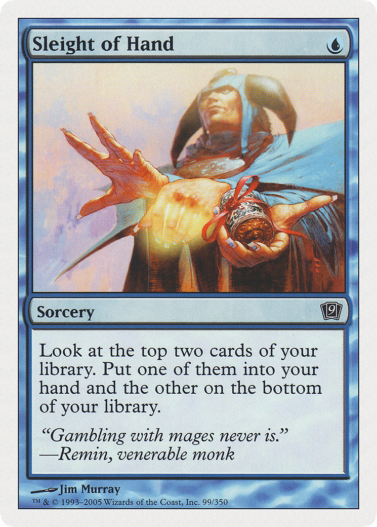 Image of Sleight of Hand (9ED-099) - 9th Edition Foil
