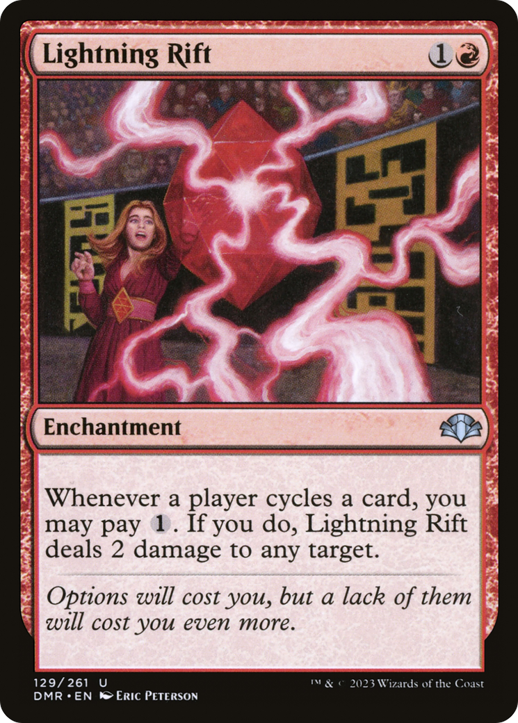 Image of Lightning Rift (DMR-129) - Dominaria Remastered Foil