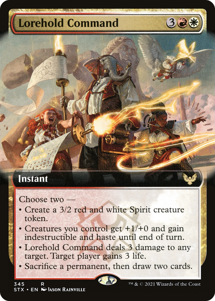 Image of Lorehold Command (Extended Art) (STX-345) - Strixhaven: School of Mages: (Extended Art)