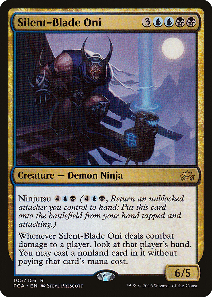 Image of Silent-Blade Oni (PCA-105) - Planechase Anthology
