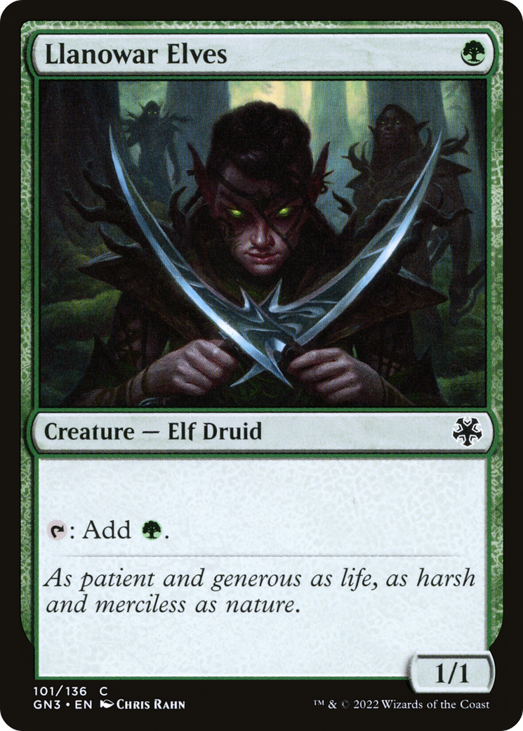 Image of Llanowar Elves (GN3-101) - Game Night: Free-for-All