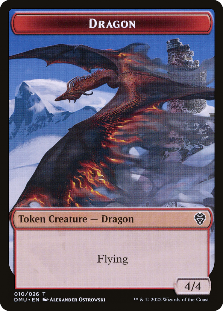 Image of Dragon Token (DMU-010) - Dominaria United Tokens