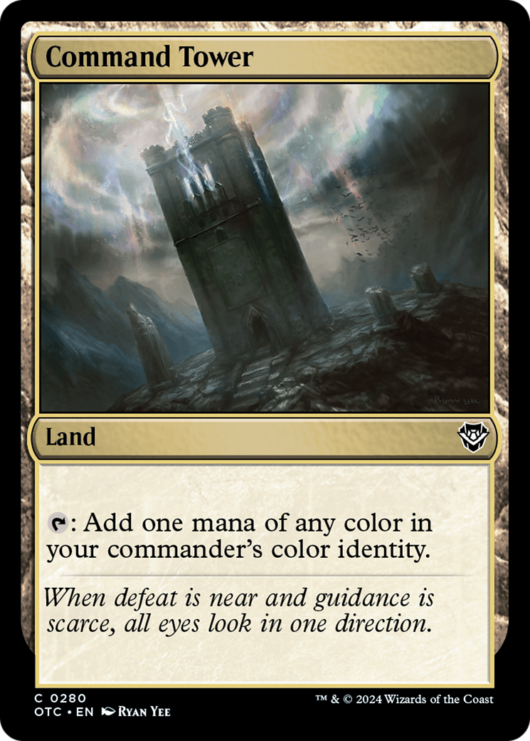 Image of Command Tower (OTC-280) - Outlaws of Thunder Junction Commander