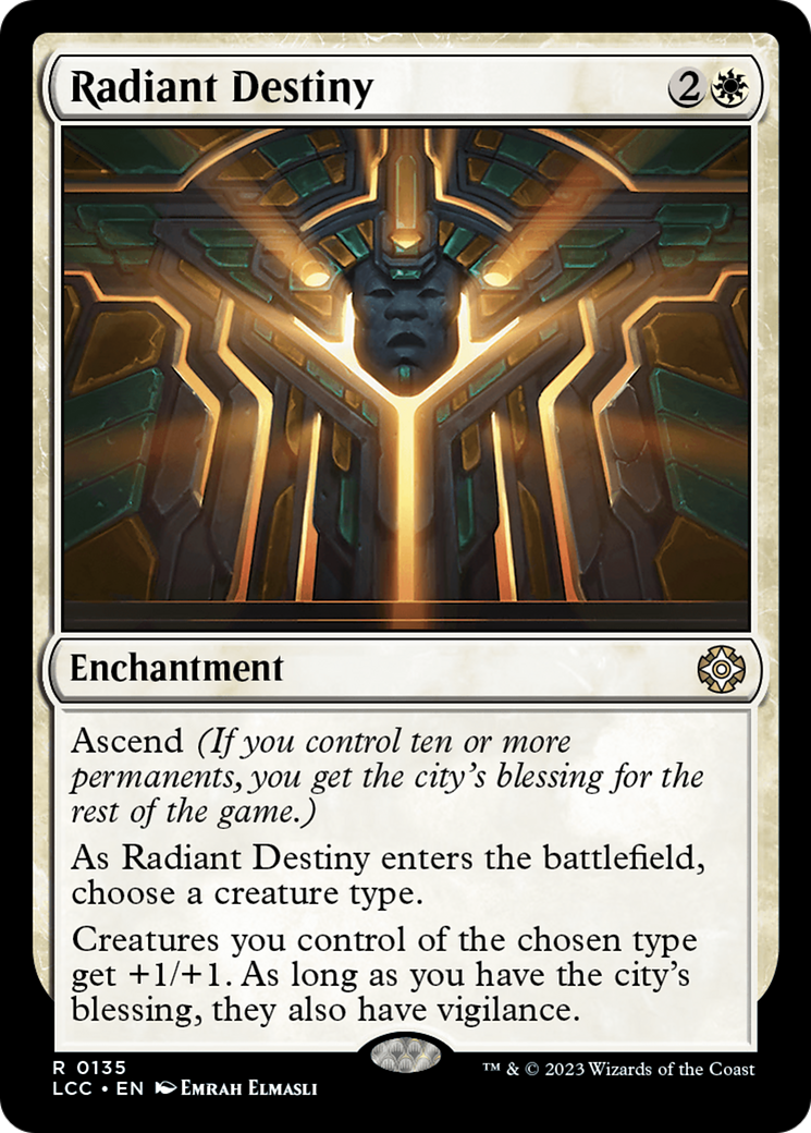 Image of Radiant Destiny (LCC-135) - The Lost Caverns of Ixalan Commander