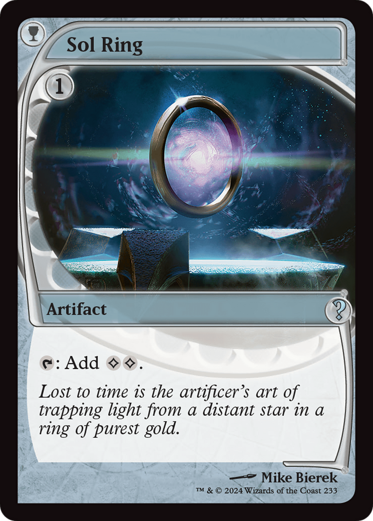 Image of Sol Ring (Future Sight) (MB2-233) - Mystery Booster 2 Foil