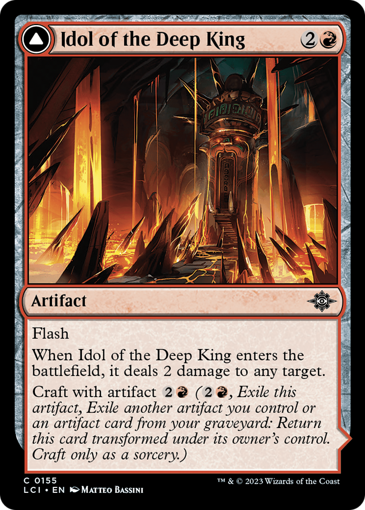 Image of Idol of the Deep King (LCI-155) - The Lost Caverns of Ixalan Foil