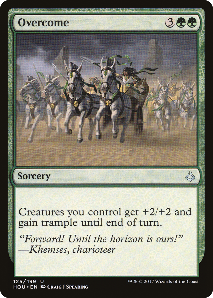 Image of Overcome (HOU-125) - Hour of Devastation Foil