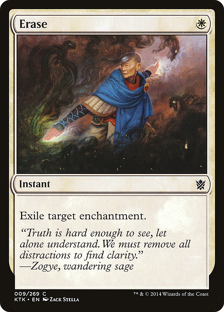 Image of Erase (KTK-009) - Khans of Tarkir Foil
