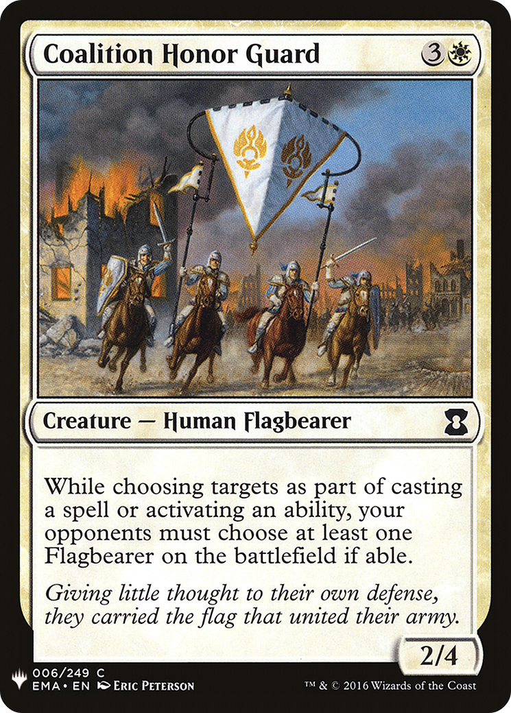 Image of Coalition Honor Guard (LIST-EMA-6) - The List