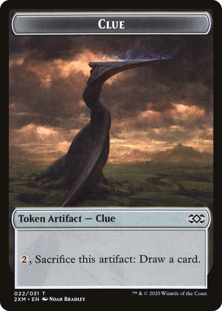 Image of Clue (T2XM-022) - Double Masters Tokens Foil