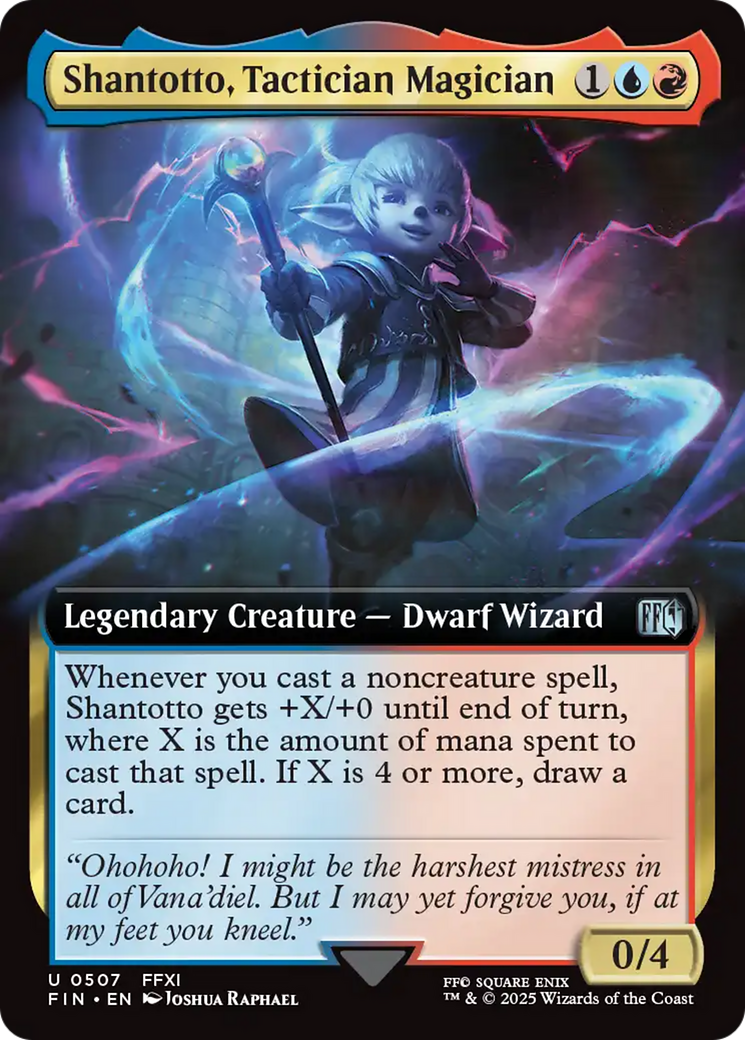Image of Shantotto, Tactician Magician (Extended Art) (FIN-507) - FINAL FANTASY: (Extended Art) Foil