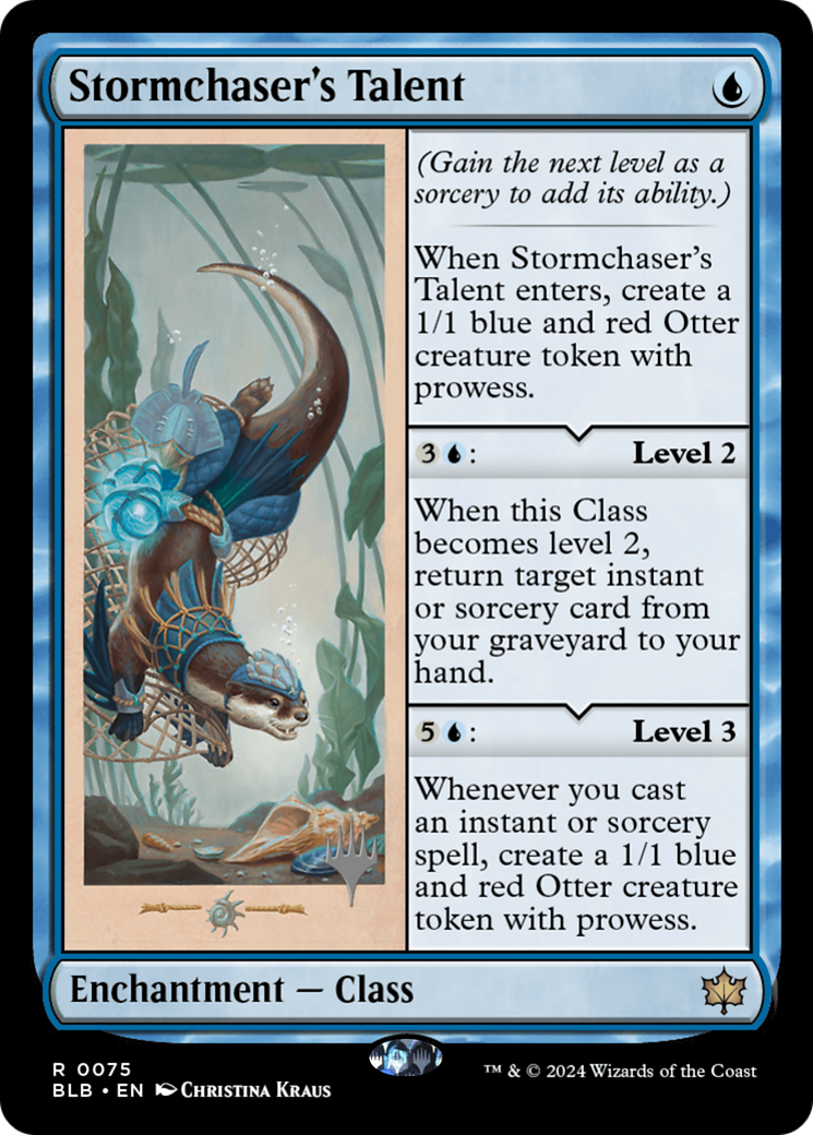 Image of Stormchaser's Talent (PPBLB-075) - Bloomburrow Promos Foil