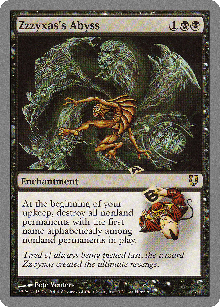 Image of Zzzyxas's Abyss (UNH-070) - Unhinged Foil