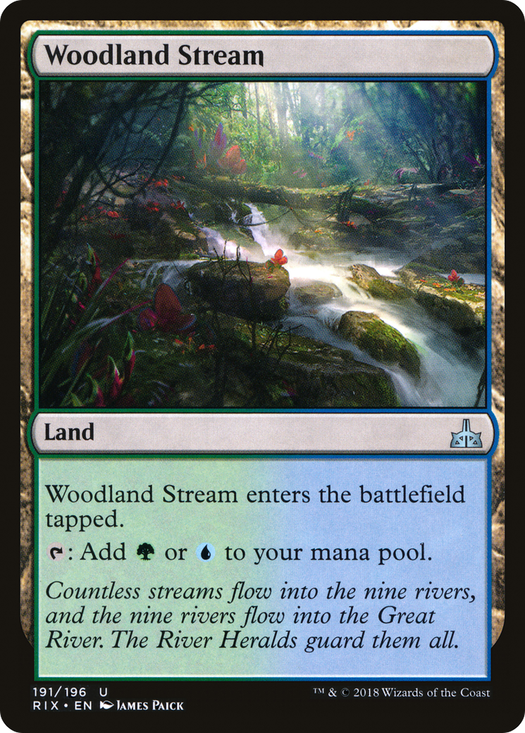Image of Woodland Stream (RIX-191) - Rivals of Ixalan Foil