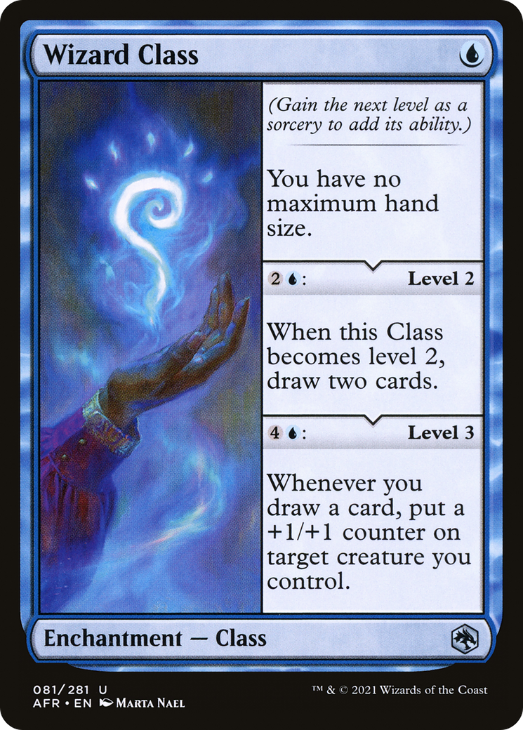 Image of Wizard Class (AFR-081) - Adventures in the Forgotten Realms