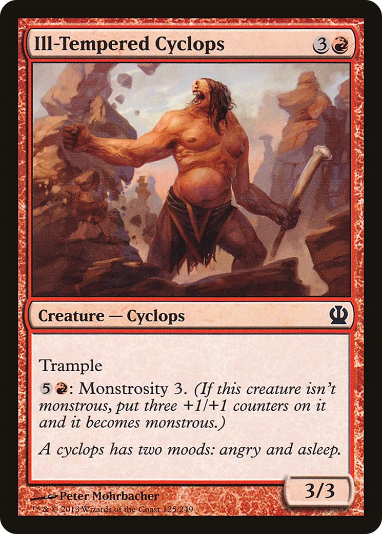 Image of Ill-Tempered Cyclops (THS-125) - Theros