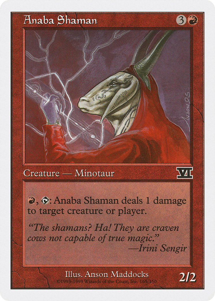 Image of Anaba Shaman (6ED-165) - Classic Sixth Edition