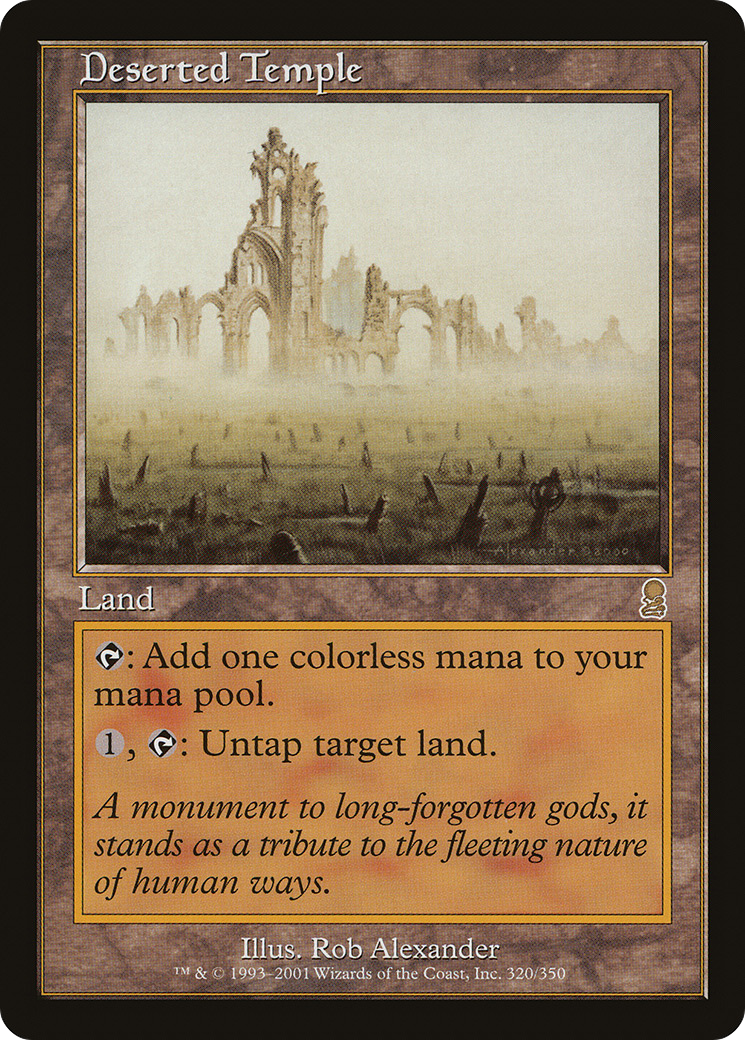 Image of Deserted Temple (ODY-320) - Odyssey Foil