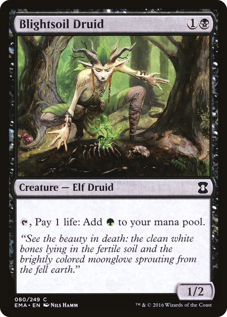 Image of Blightsoil Druid (EMA-080) - Eternal Masters