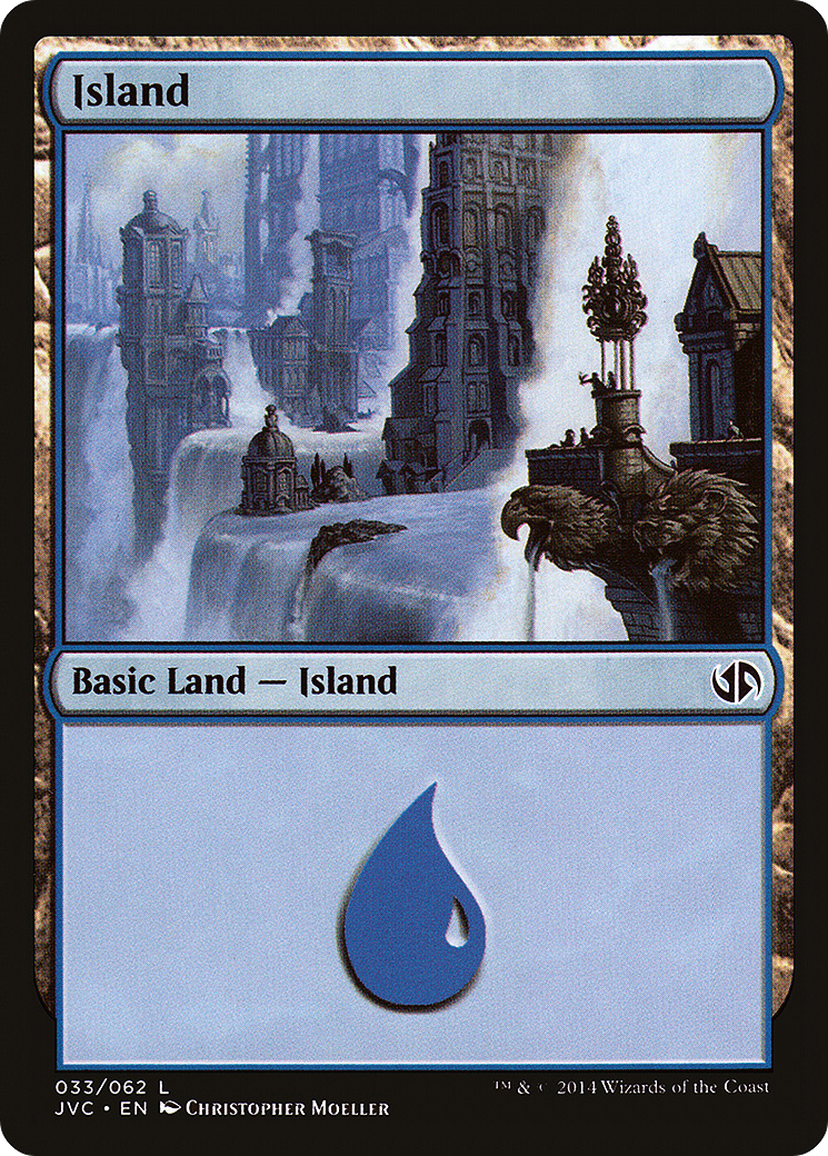 Image of Island (33) (Jace vs. Chandra) (DD3-033) - Duel Decks Anthology: Jace vs. Chandra