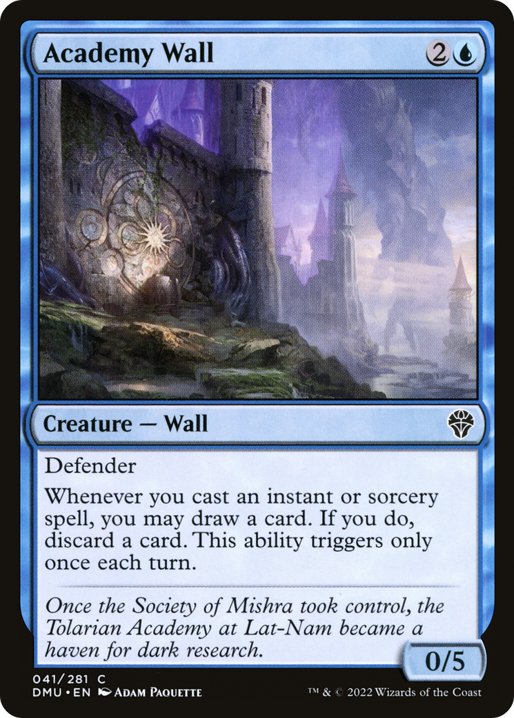 Image of Academy Wall (DMU-041) - Dominaria United
