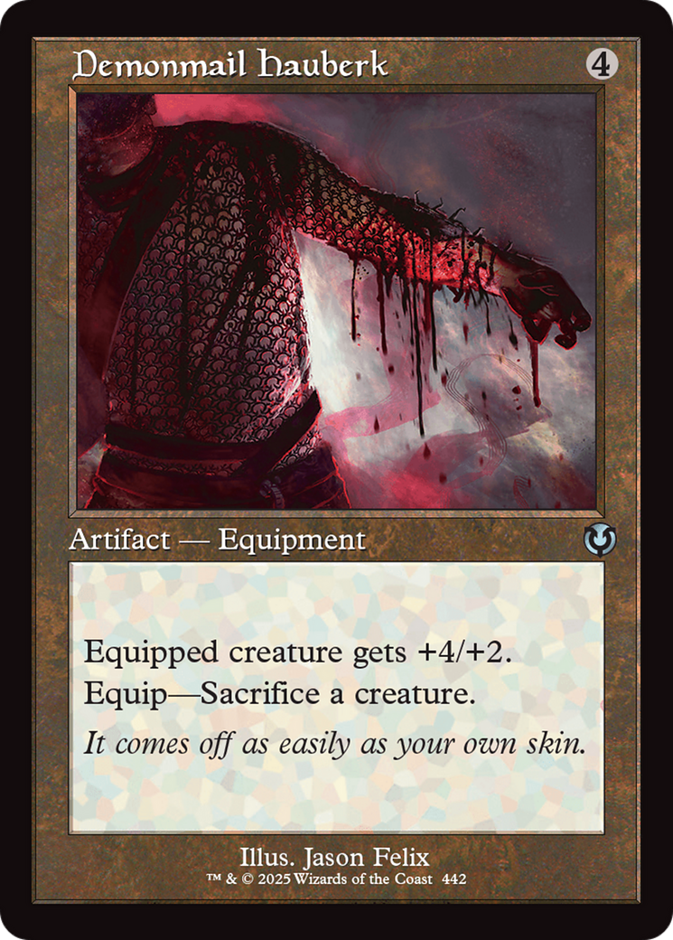 Image of Demonmail Hauberk (Retro Frame) (INR-442) - Innistrad Remastered