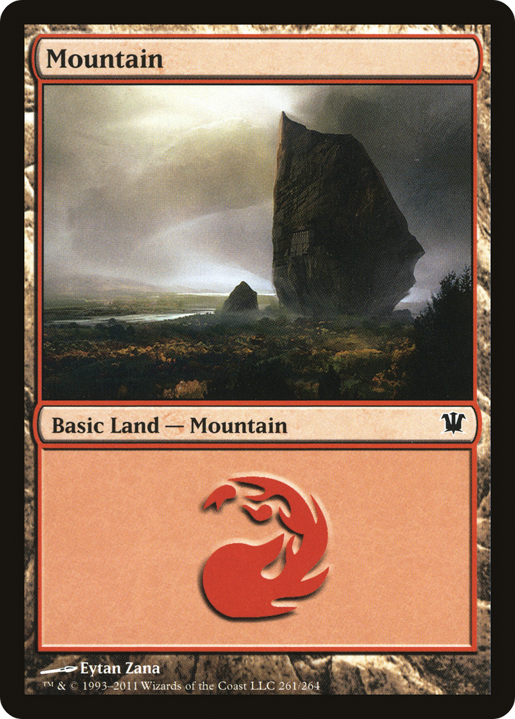 Image of Mountain (261) (ISD-261) - Innistrad Foil