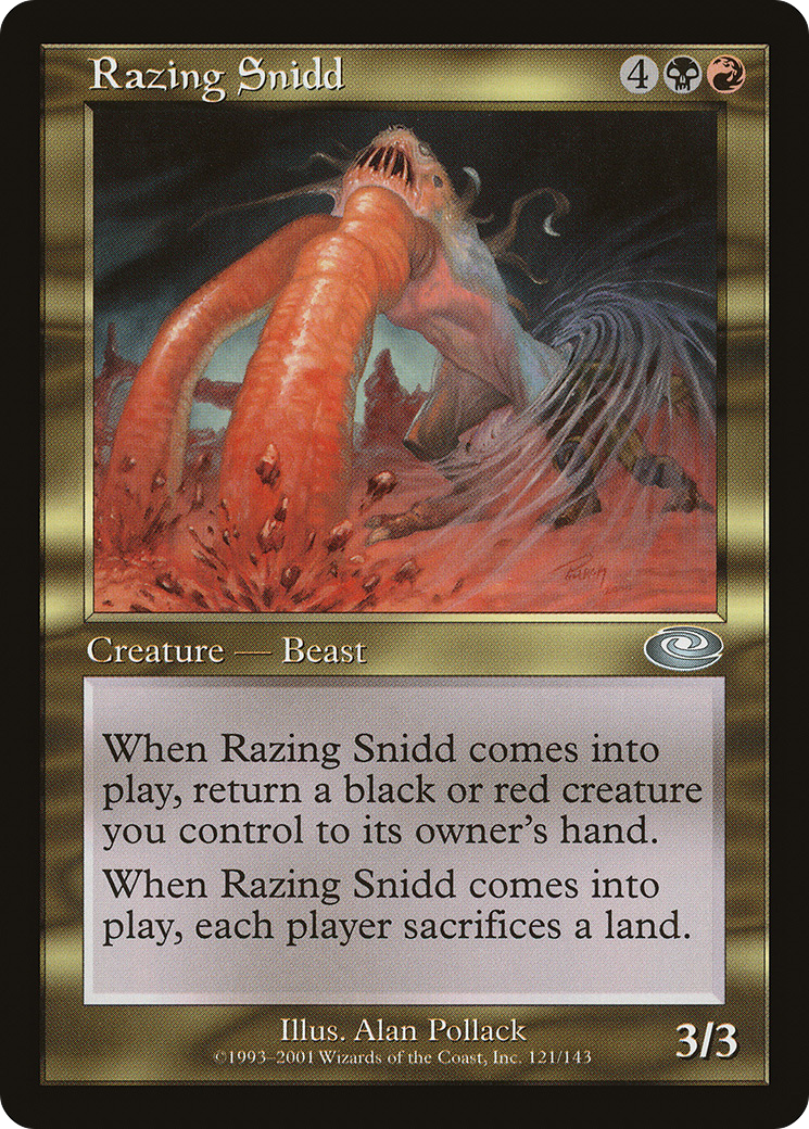 Image of Razing Snidd (PLS-121) - Planeshift