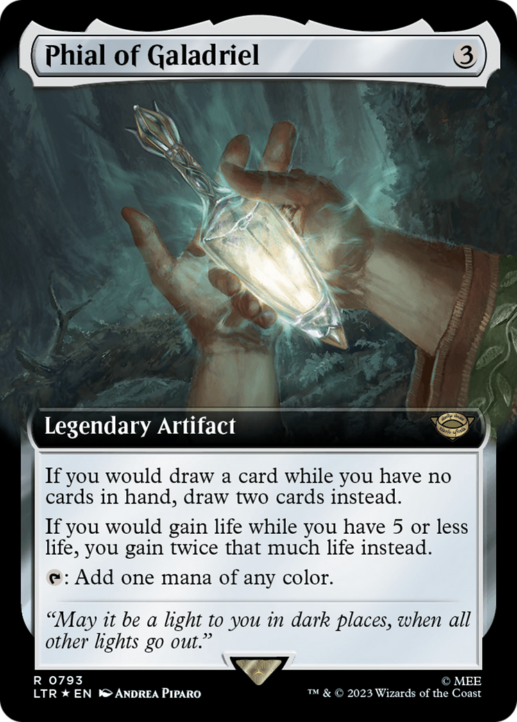 Image of Phial of Galadriel (Extended Art) (Surge Foil) (LTR-793) - The Lord of the Rings: Tales of Middle-earth: (Extended Art) Foil
