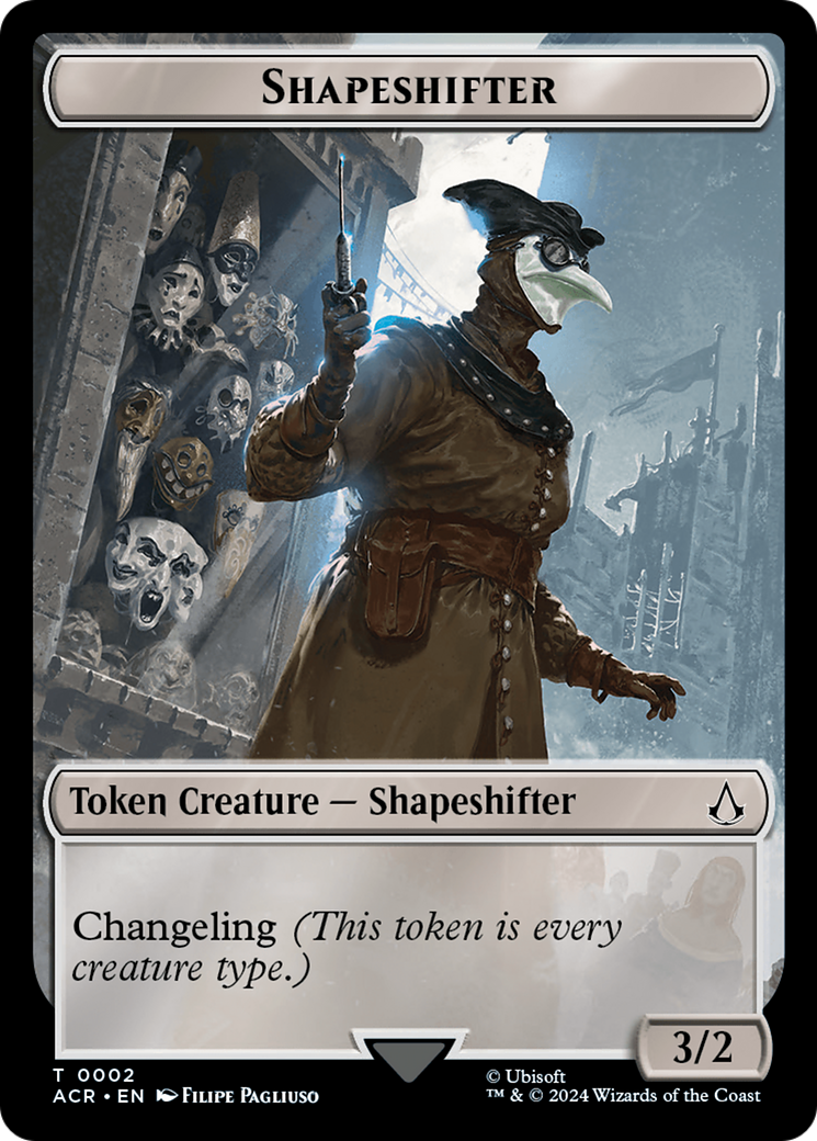Image of Shapeshifter Token (ACR-002) - Assassin's Creed Tokens