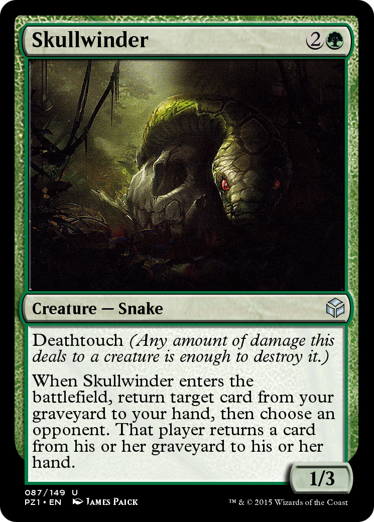 Image of Skullwinder (PZ1-087) - Legendary Cube Prize Pack Foil
