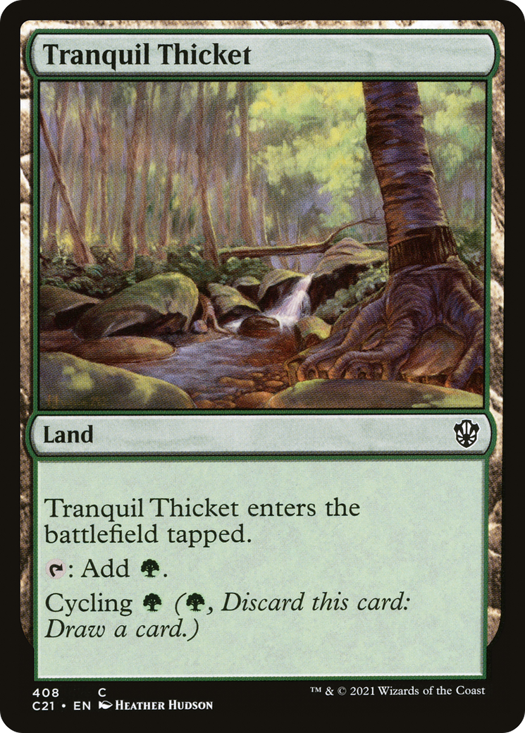 Image of Tranquil Thicket (C21-408) - Commander 2021