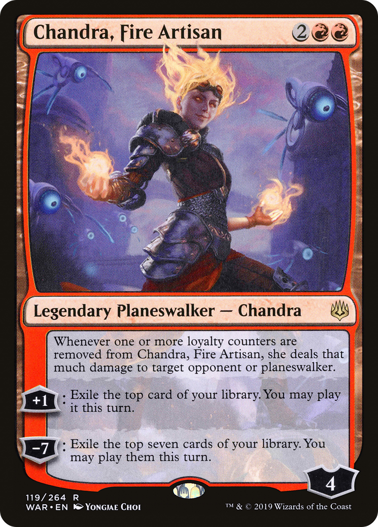 Image of Chandra, Fire Artisan (WAR-119) - War of the Spark