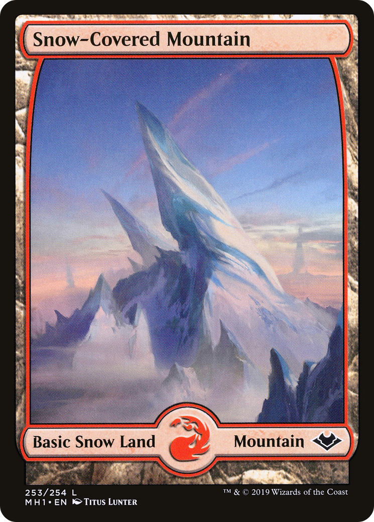 Image of Snow-Covered Mountain (MH1-253) - Modern Horizons Foil