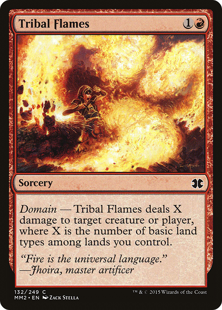 Image of Tribal Flames (MM2-132) - Modern Masters 2015 Foil