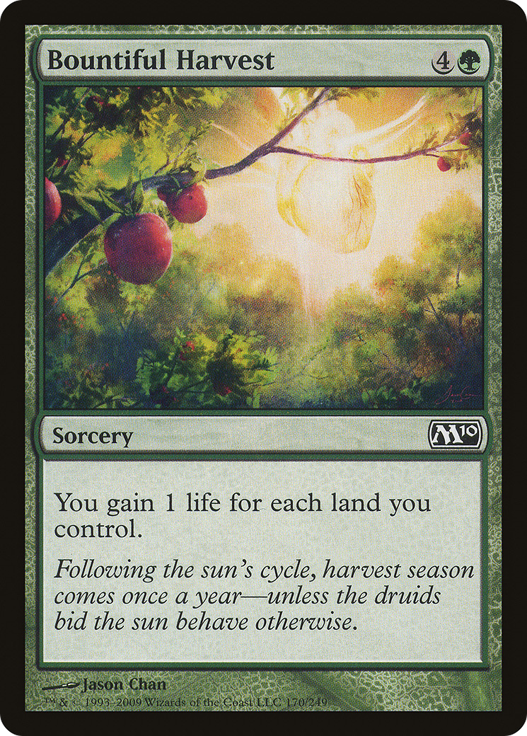 Image of Bountiful Harvest (M10-170) - Magic 2010