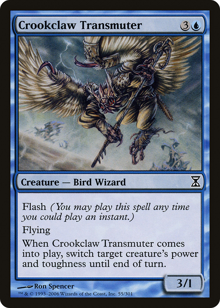 Image of Crookclaw Transmuter (TSP-055) - Time Spiral Foil