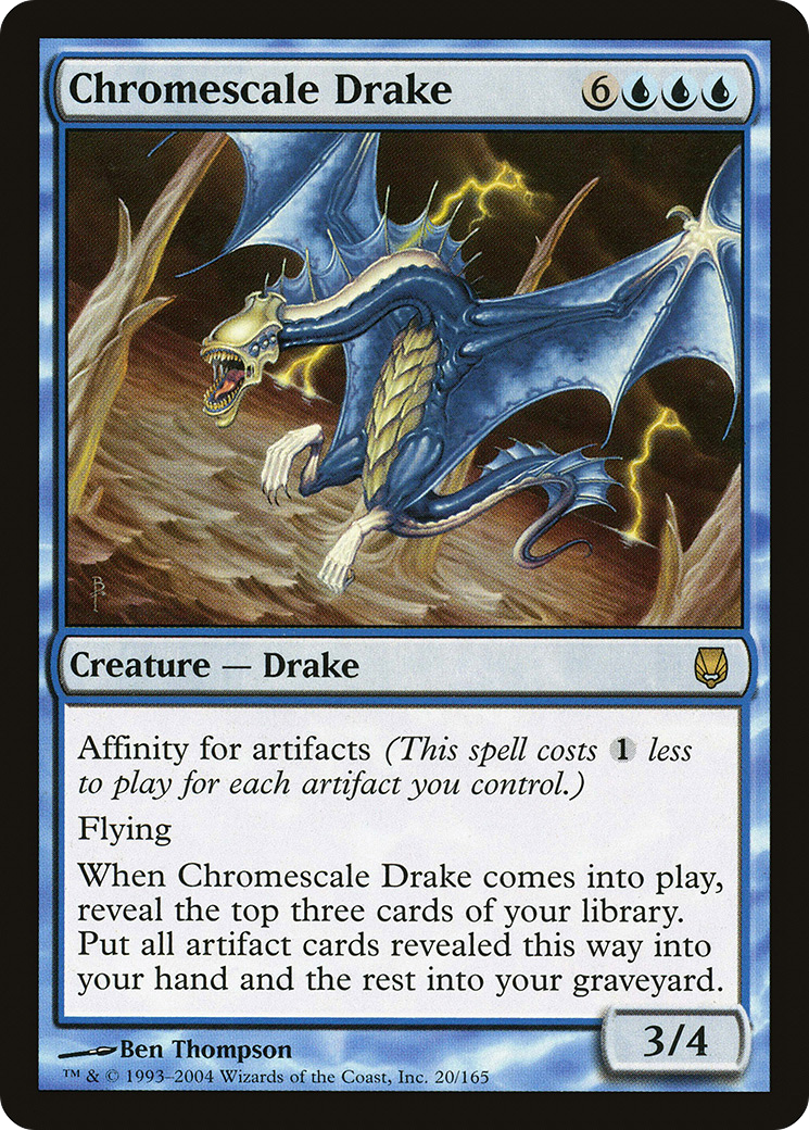 Image of Chromescale Drake (DST-020) - Darksteel