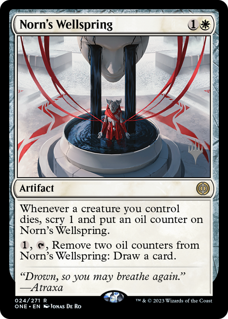 Image of Norn's Wellspring (PPONE-024) - Phyrexia: All Will Be One Promos Foil