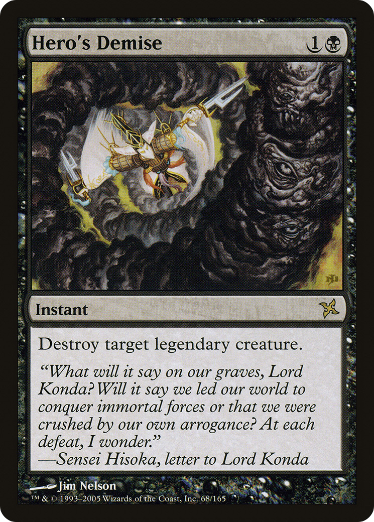 Image of Hero's Demise (BOK-068) - Betrayers of Kamigawa
