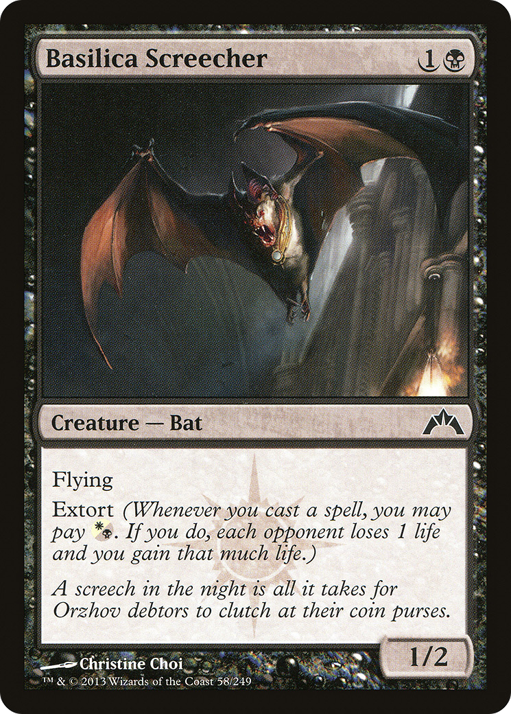Image of Basilica Screecher (GTC-058) - Gatecrash Foil