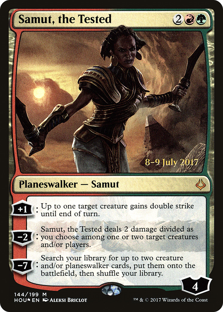 Image of Samut, the Tested (PRE-144) - Hour of Devastation Promos Foil