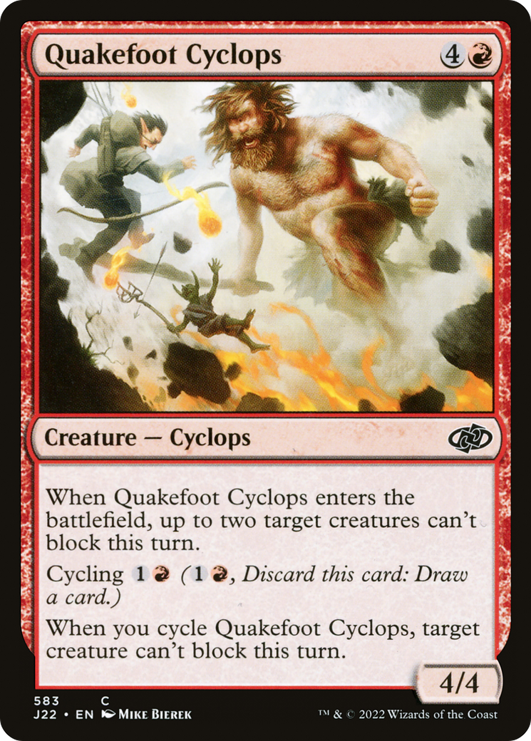 Image of Quakefoot Cyclops (J22-583) - Jumpstart 2022