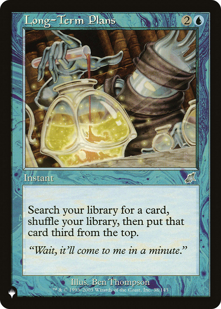 Image of Long-Term Plans (LIST-038) - The List