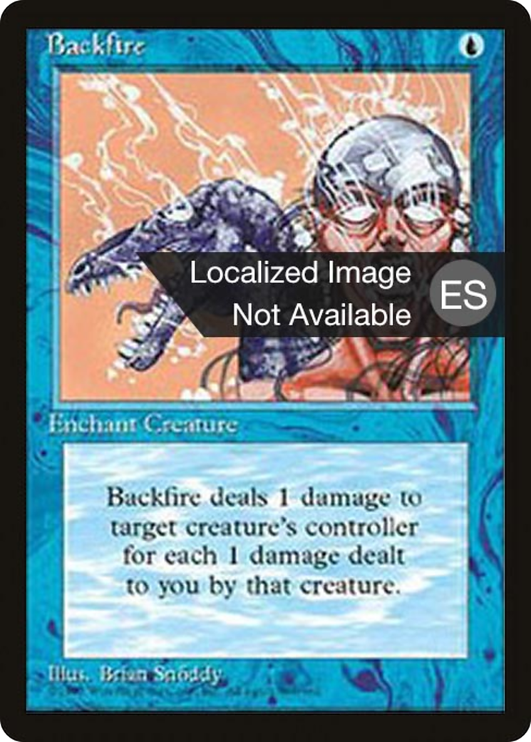 Image of Backfire (4BB-) - Fourth Edition Foreign Black Border