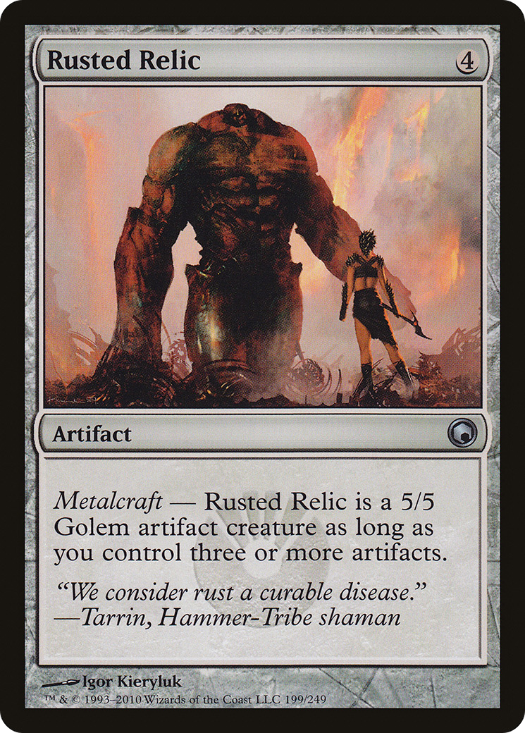 Image of Rusted Relic (SOM-199) - Scars of Mirrodin Foil